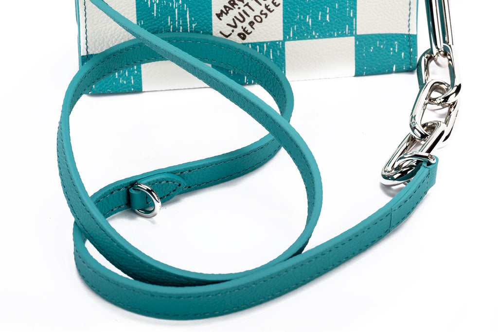 Abloh Vuitton NIB Mini Sac Plat Checkers