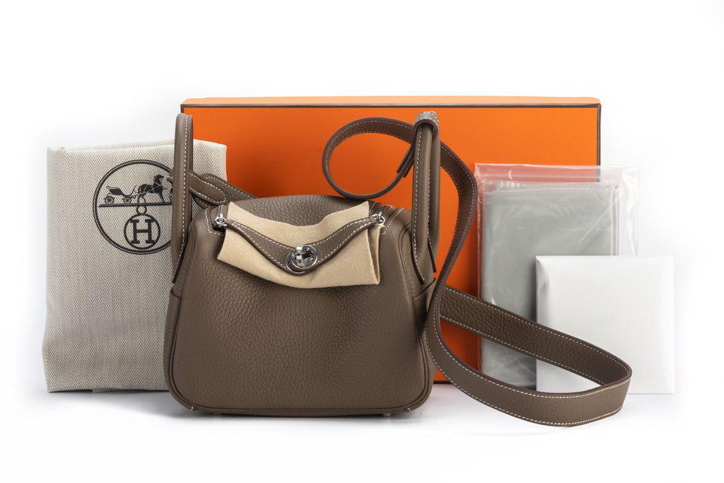 Hermes Mini Lindy Etoupe Togo BNIB