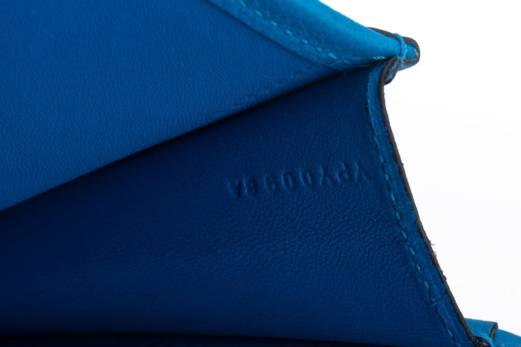 Hermès Blue Hydra Swift Jige Elan BNIB