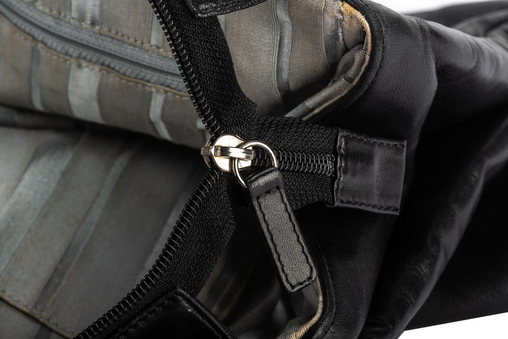 Chanel Black CC Logo Discs Shoulder Bag