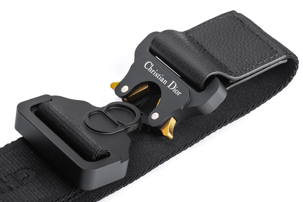 Dior New Black Calfskin Saddle Crossbody