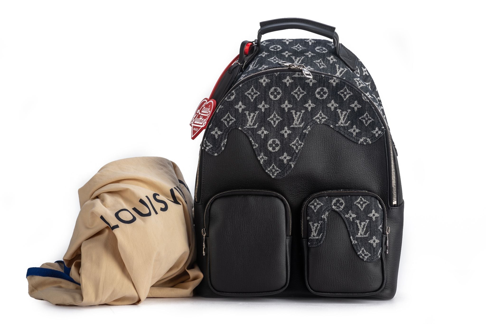 louis vuitton 2020 backpack Vuitton x Nigo Denim Backpack BNIB