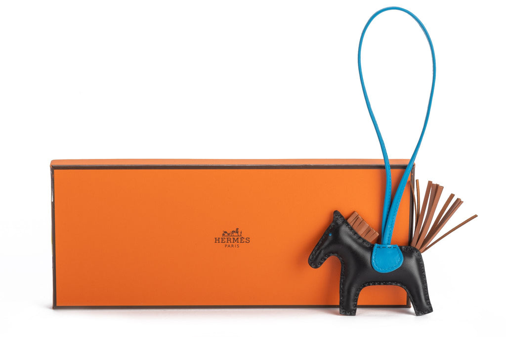 Hermès Grigri Rodeo PM Black Bag Charm