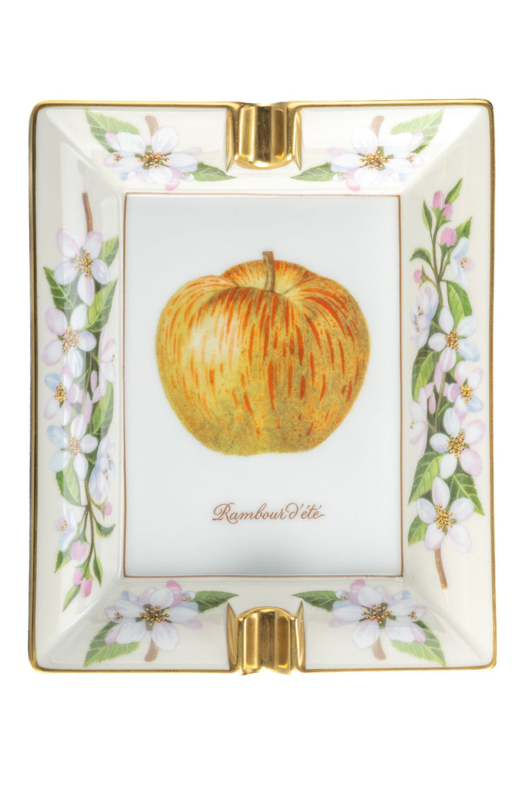 Hermes Apple White Porcelain Ashtray