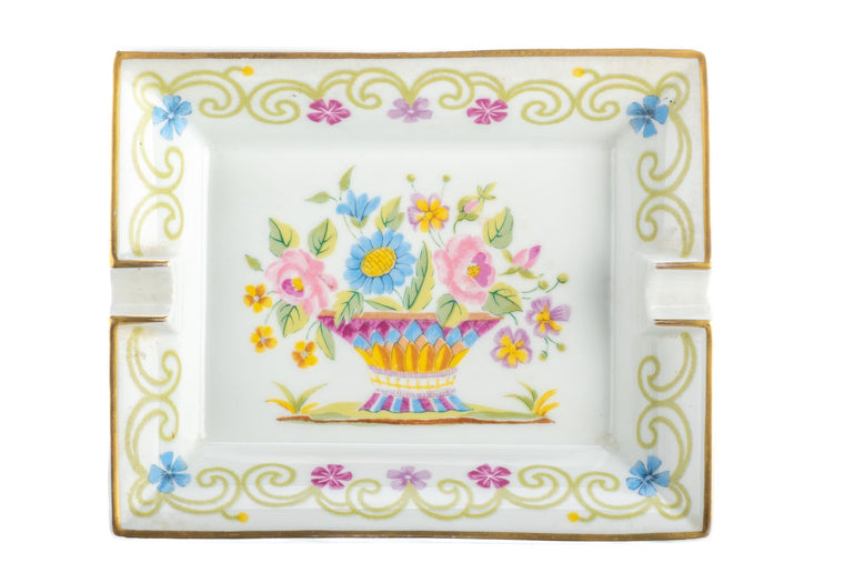 Hermes Flowerpot Porcelain Ashtray