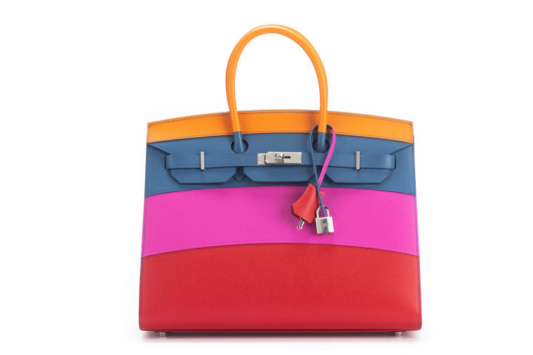 Hermes Sunset Rainbow Sellier Birkin 35
