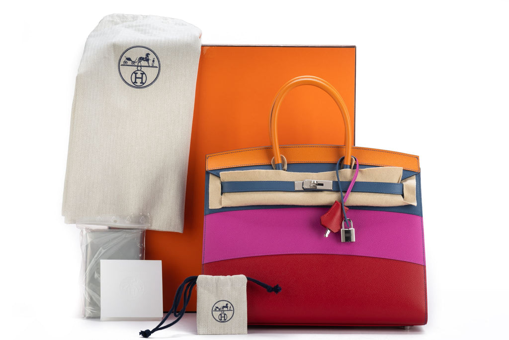Hermes Sunset Rainbow Sellier Birkin 35
