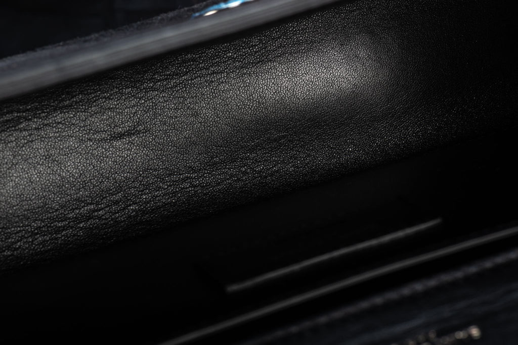 YSL BN Black Suede Sequins Cross Body