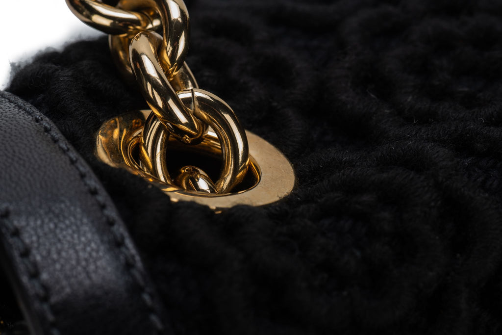 Dolce Gabbana New Black Macrame Bag