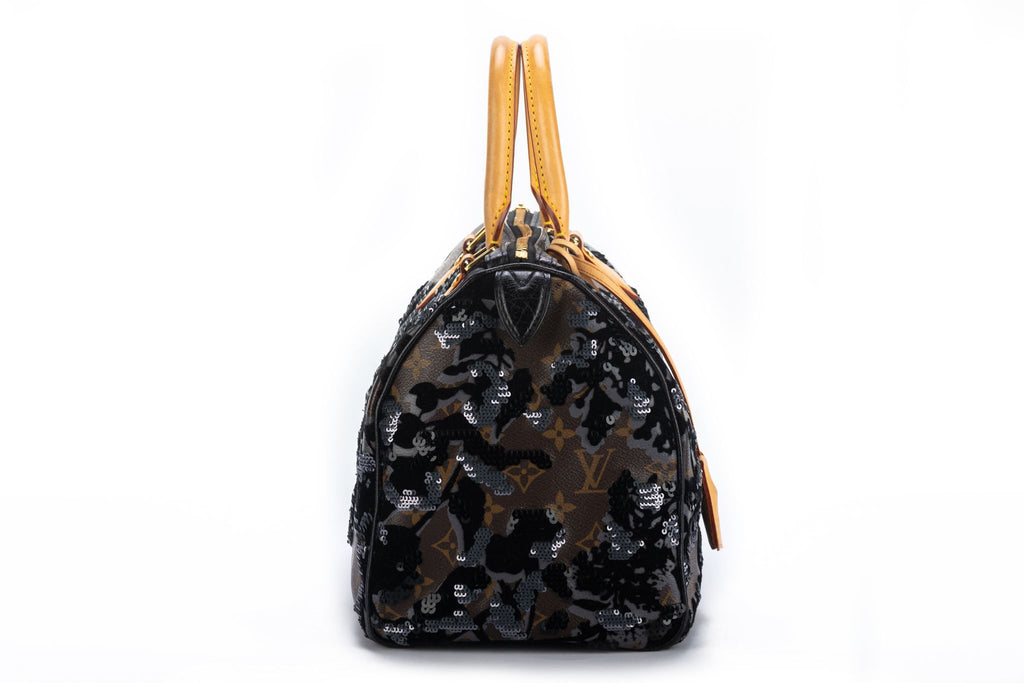 Vuitton Lim.Ed. Black Sequin Speedy Bag