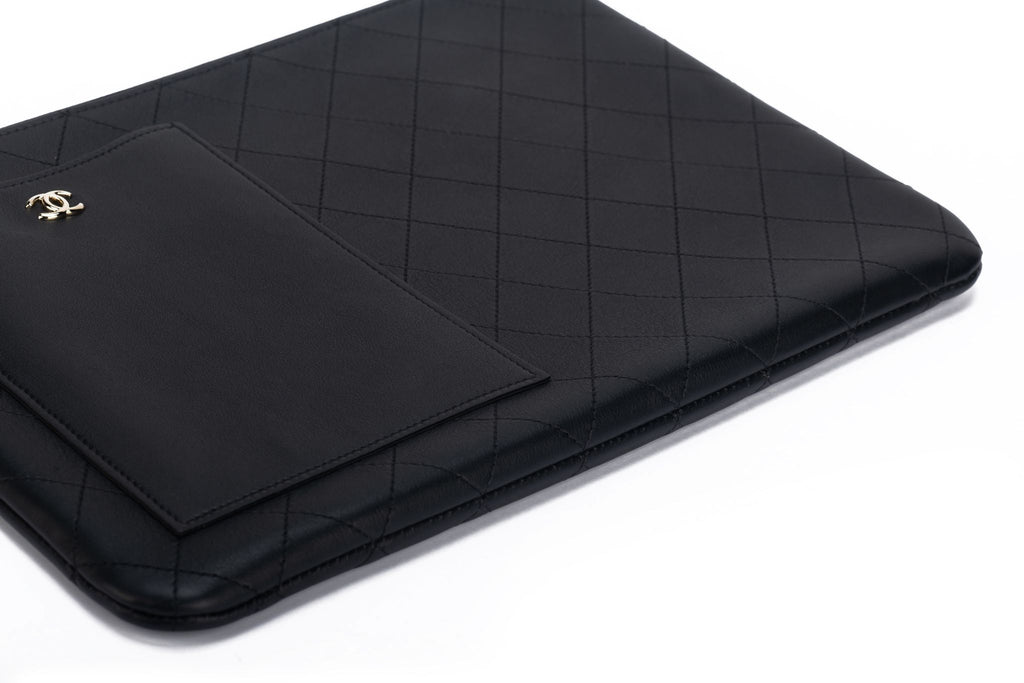 Chanel BNIB Black Quilted Clutch