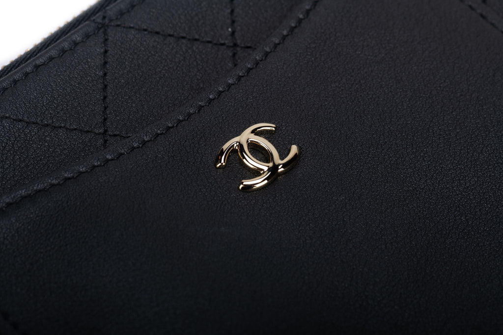 Chanel BNIB Black Quilted Clutch