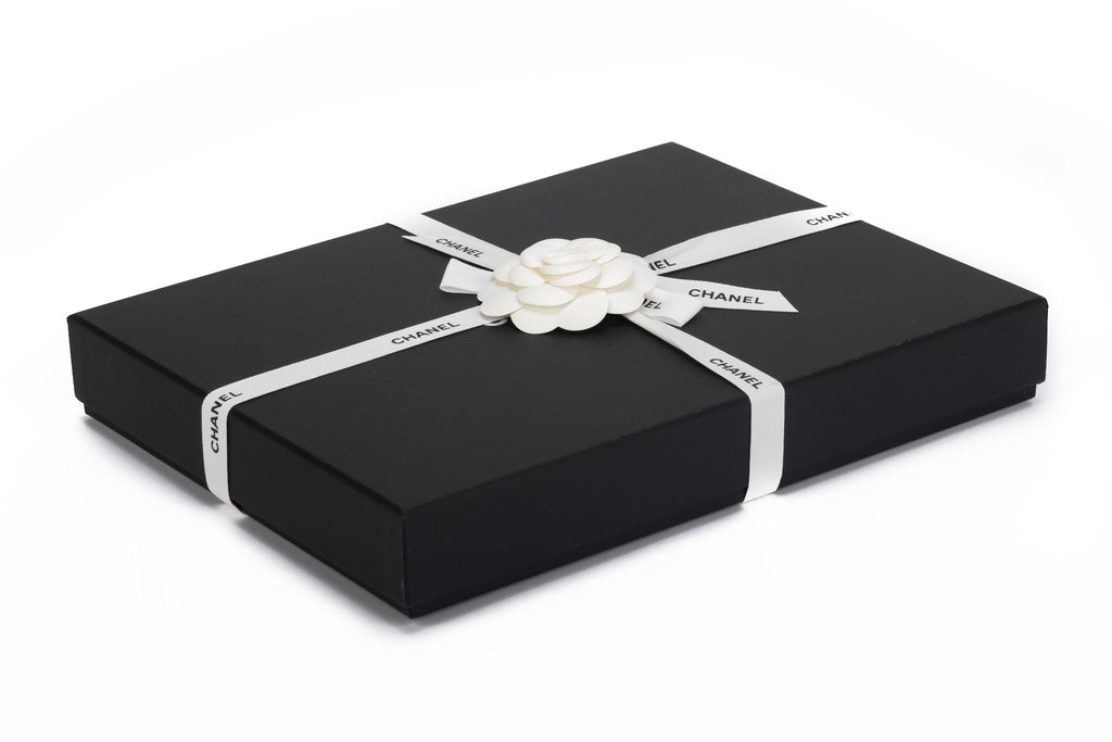 Chanel New Striped Deauville Aqua Clutch