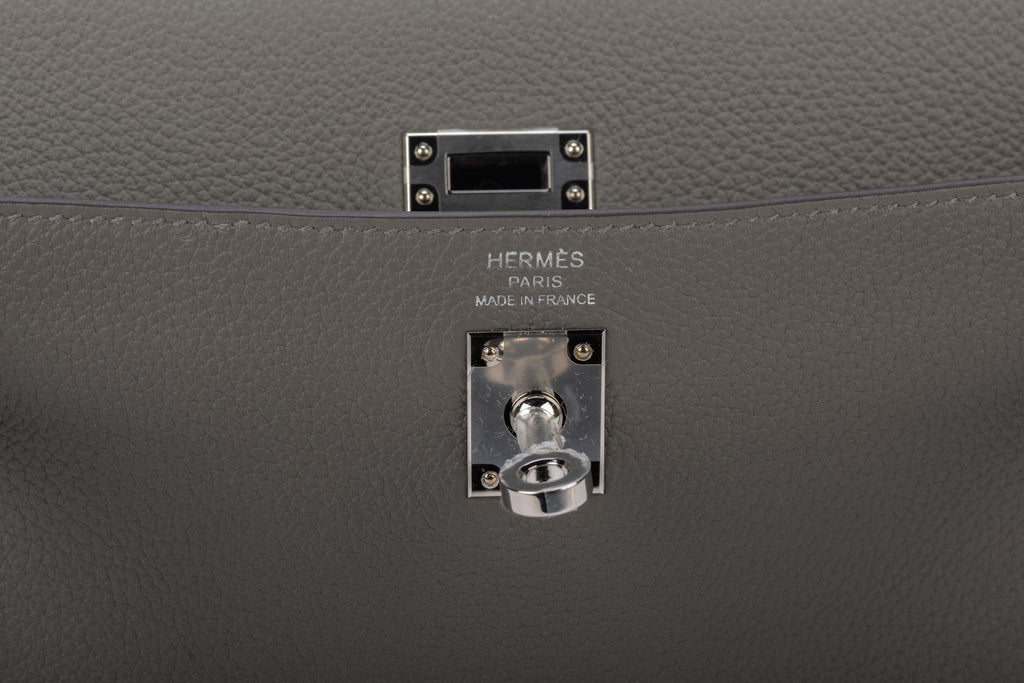 Hermes NIB Kelly 25 Retour Vert De Gris