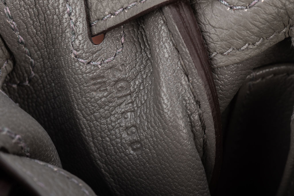 Hermes NIB Kelly 25 Retour Vert De Gris