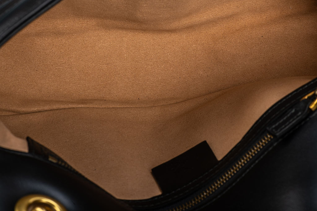 Gucci New Black Marmont Medium Bag