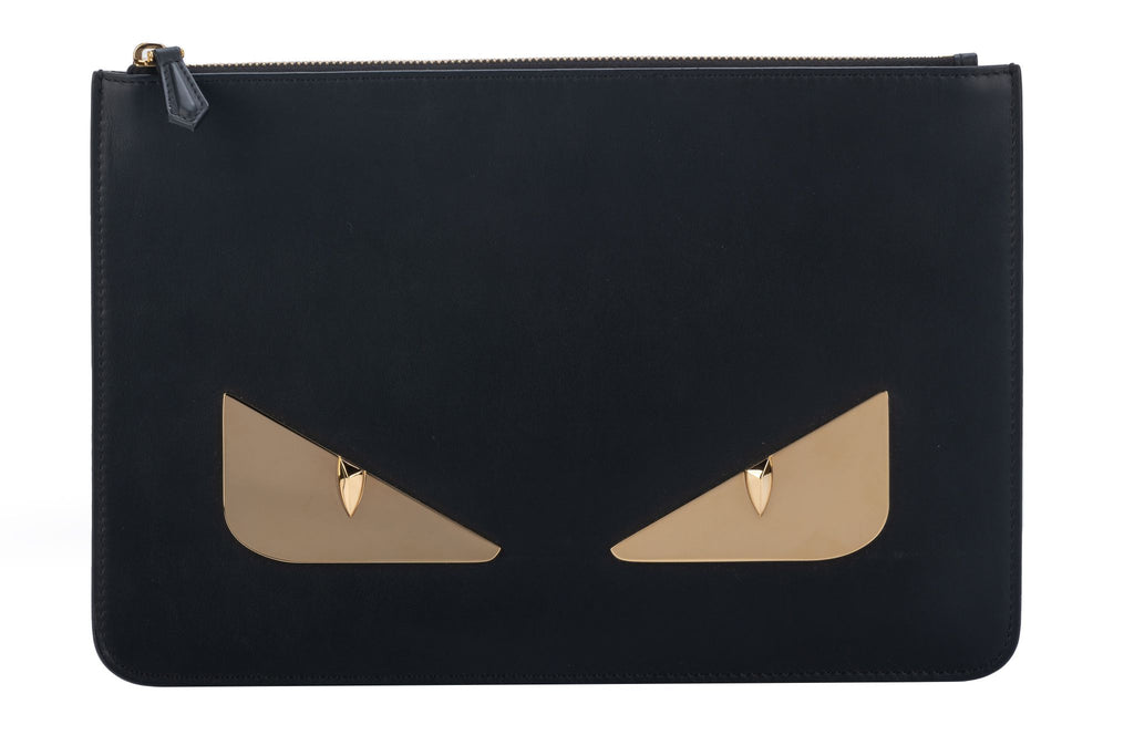 Fendi New Lim.Ed. Black Monster Clutch