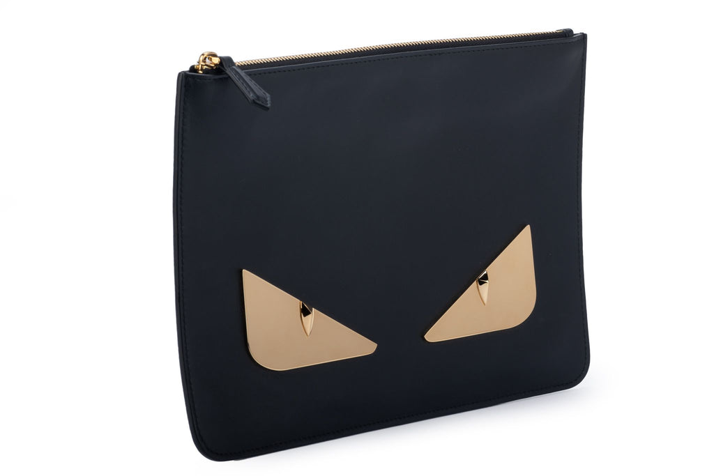 Fendi New Lim.Ed. Black Monster Clutch