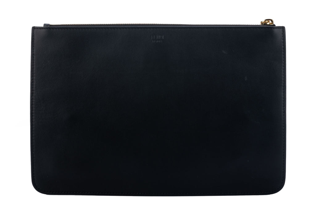 Fendi New Lim.Ed. Black Monster Clutch