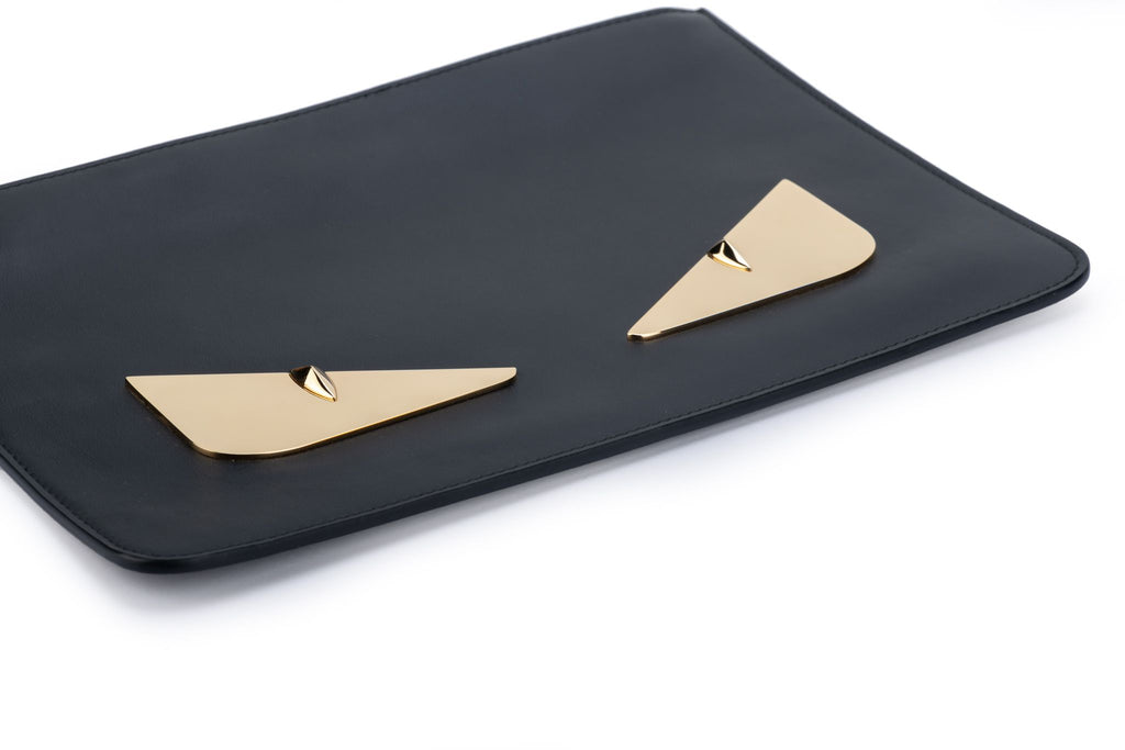 Fendi New Lim.Ed. Black Monster Clutch