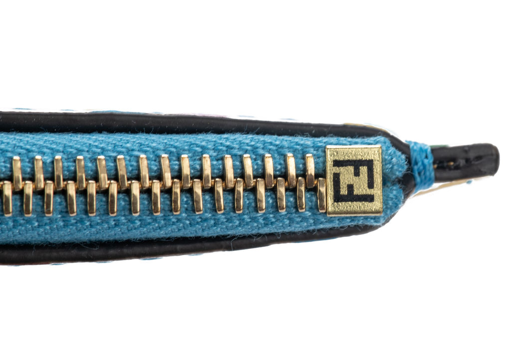 Fendi NIB Half Moon Color Coin Case