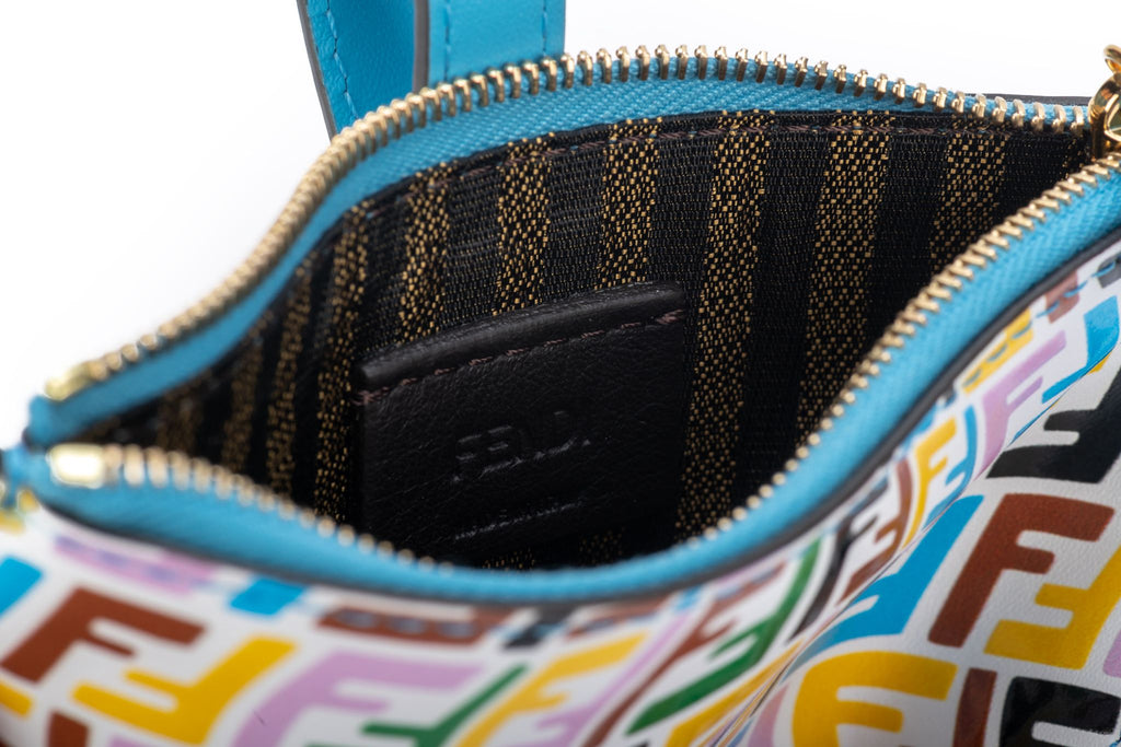 Fendi NIB Half Moon Color Coin Case