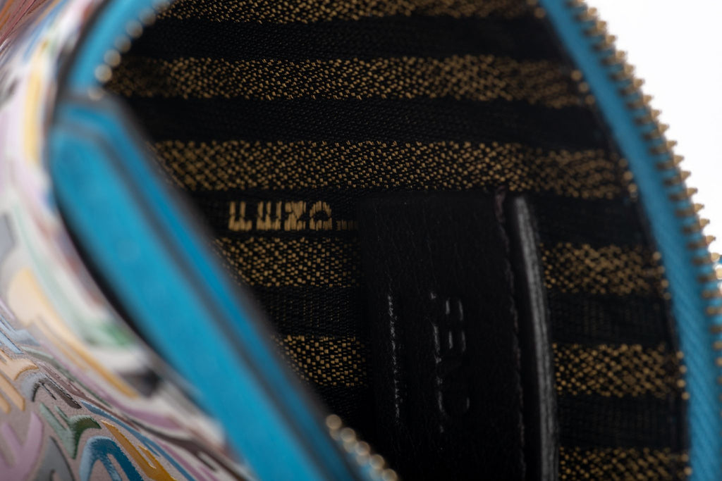 Fendi NIB Half Moon Color Coin Case