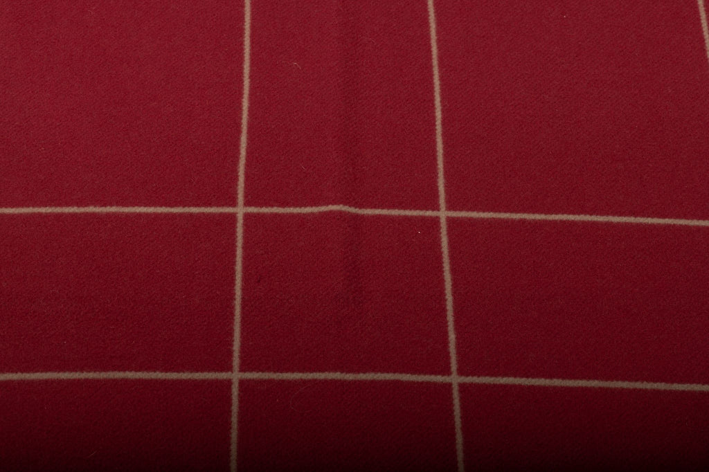 Hermes BNIB Etoupe Red Avalon Blanket