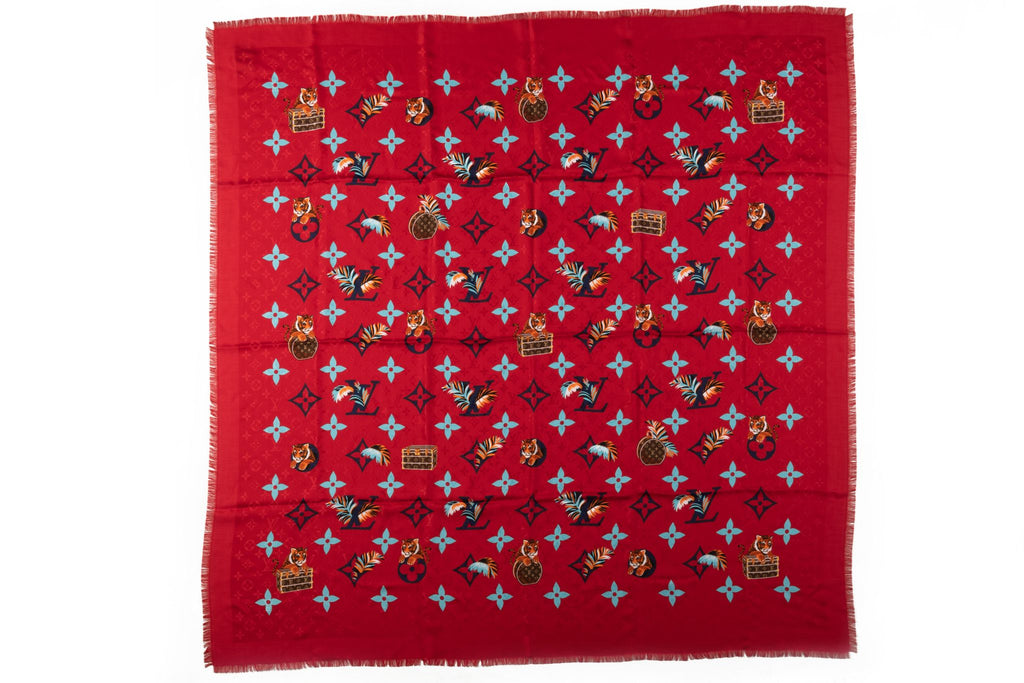 Vuitton NIB Year of the tiger shawl