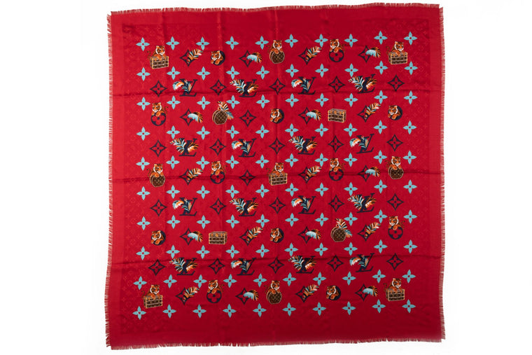 Vuitton NIB Year of the tiger shawl