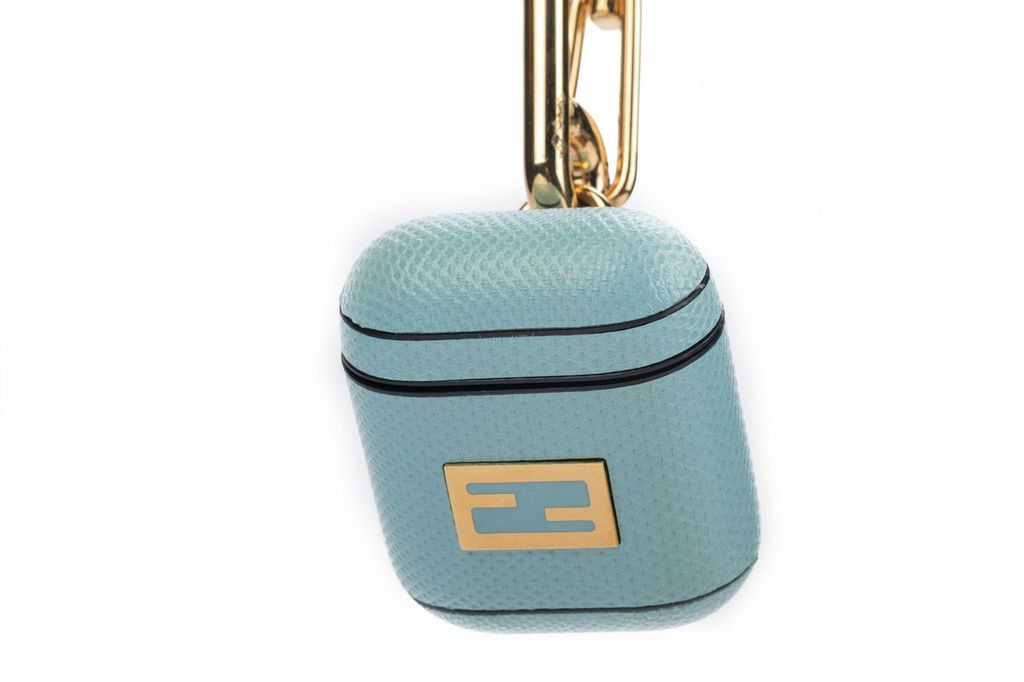 Fendi Air Pod Case  Light Blue NIB