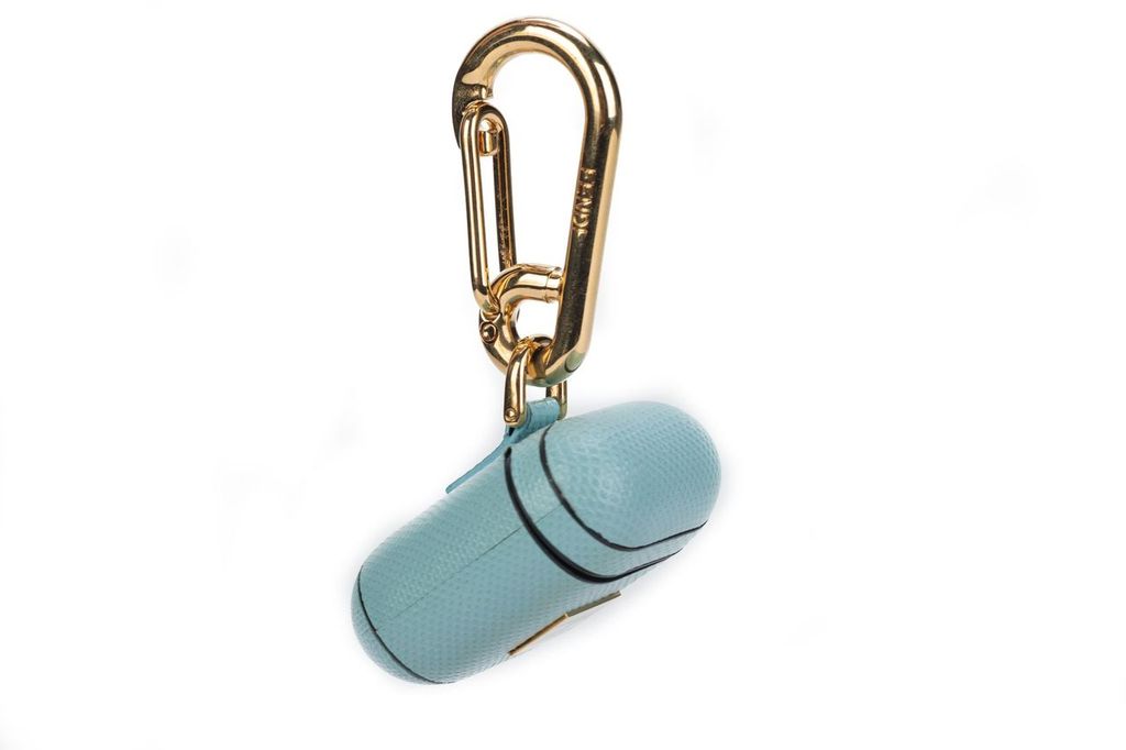Fendi Air Pod Case  Light Blue NIB