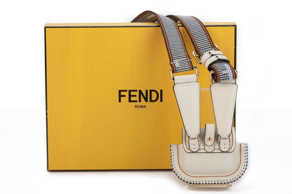 Fendi Micro Necklace Bag Nata BNIB