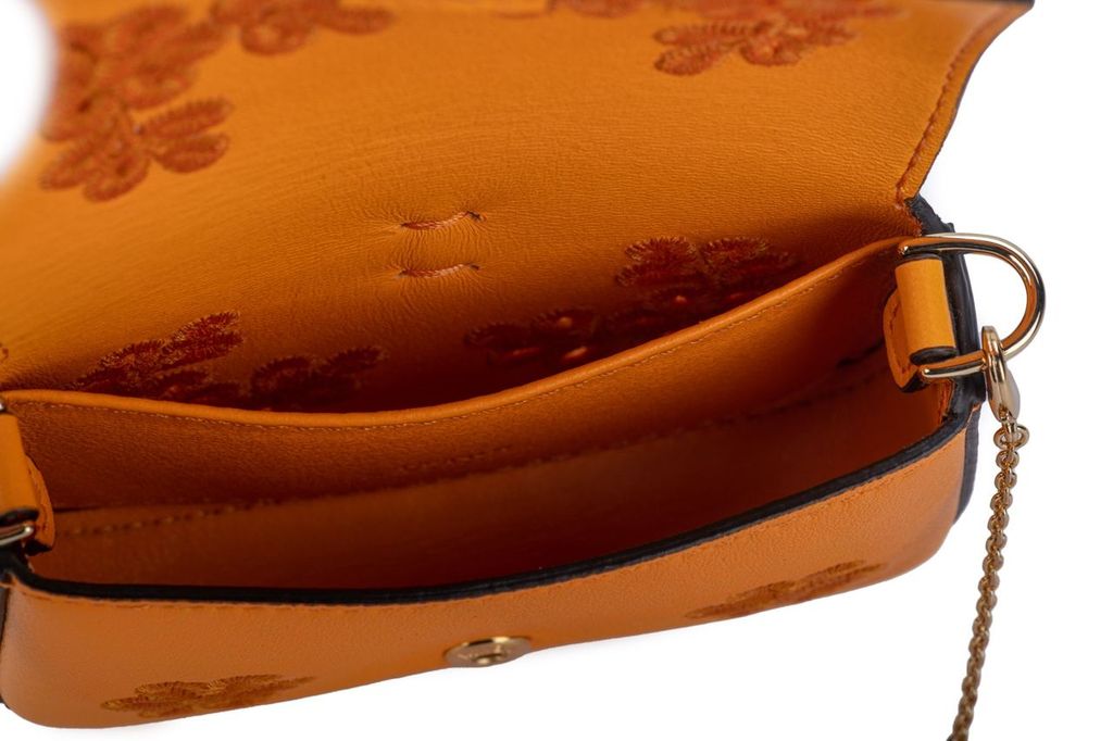 Fendi Baguette Bag Charm Floral NIB