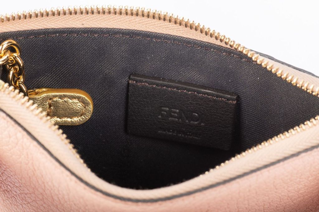 Fendi Card Case Powder Pink Gold