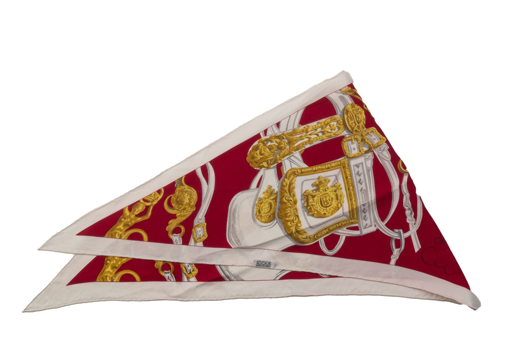 Hermes Triangle Brides de Gala Scarf