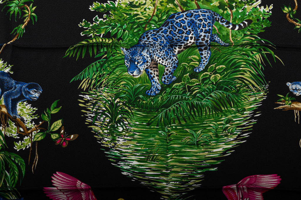 Hermès New Black Equateur Wash Scarf