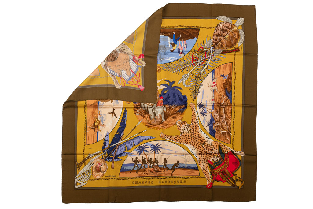 Hermès Chasses exotiques by Dallet Scarf