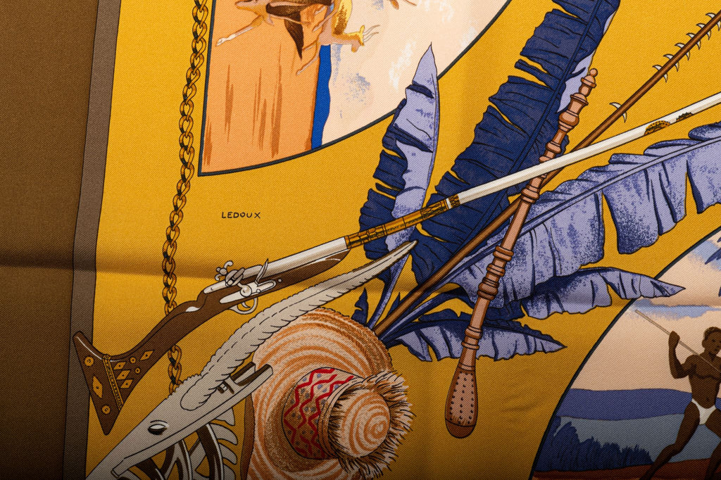 Hermès Chasses exotiques by Dallet Scarf