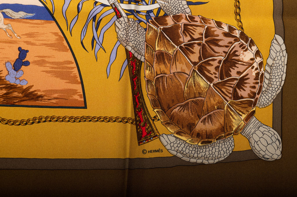 Hermès Chasses exotiques by Dallet Scarf