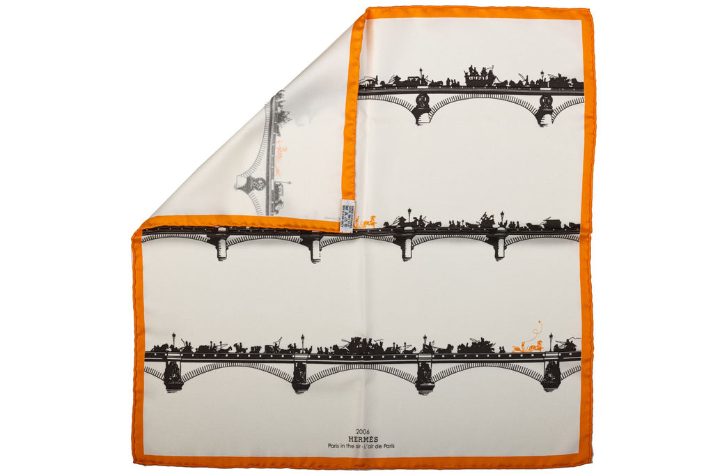 Hermès Le Ponts De Paris Silk Gavroche