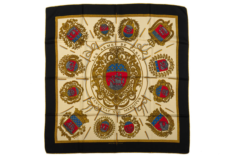 Hermes Preloved Les Armes De Paris Scarf