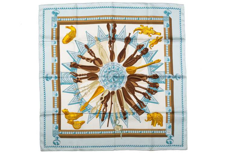 Hermès Cuillers d'Afrique Scarf Latham
