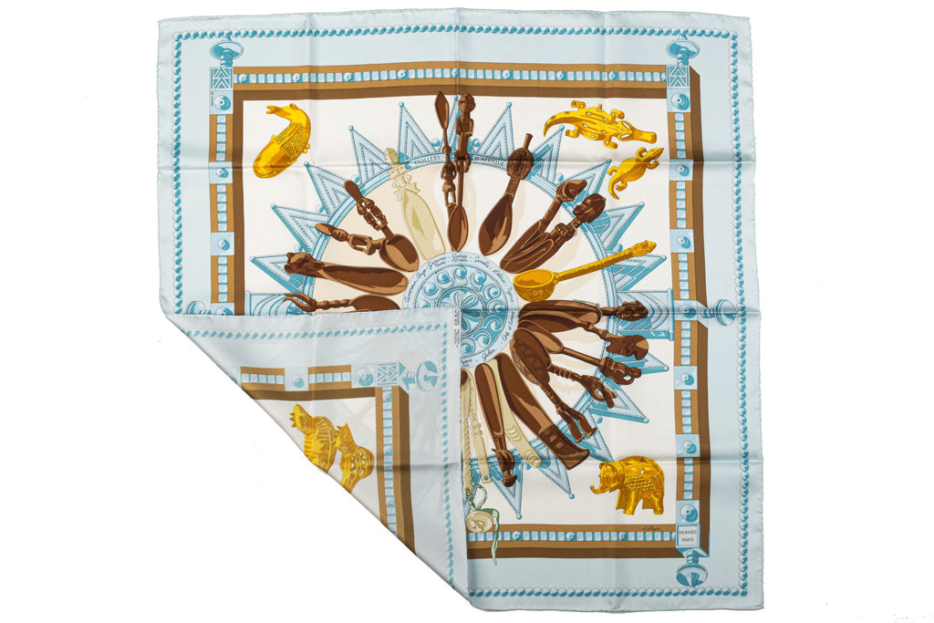 Hermès Cuillers d'Afrique Scarf Latham