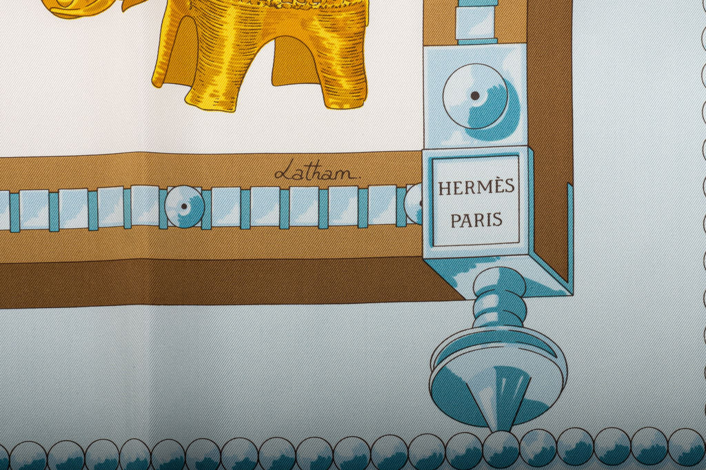 Hermès Cuillers d'Afrique Scarf Latham