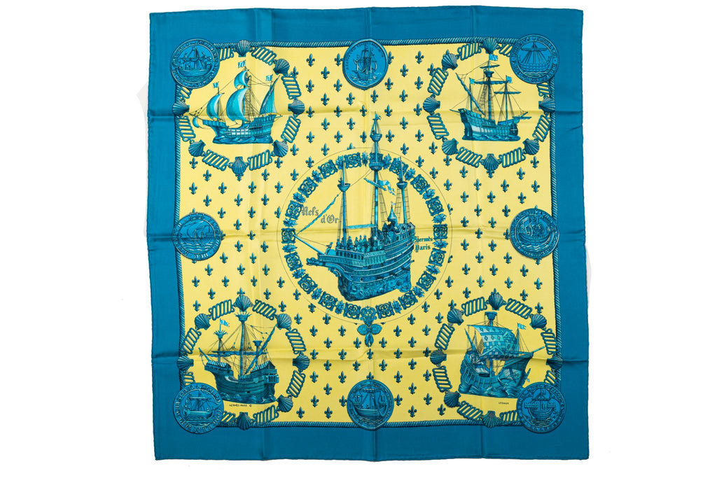 Hermès Nefs d'Or Silk Scarf by Ledoux