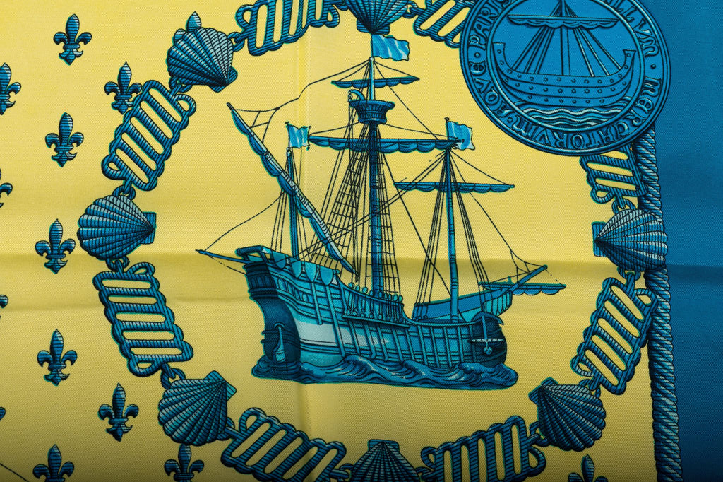 Hermès Nefs d'Or Silk Scarf by Ledoux