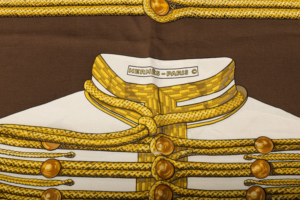 Hermès Brandebourgs Scarf by Caty Latham