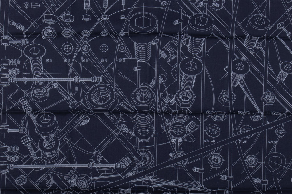 Hermes Reve de Mecanique Cotton Scarf