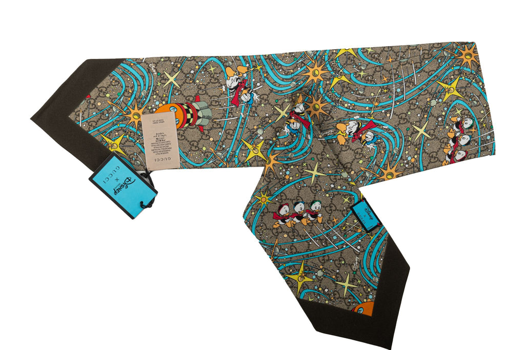 Gucci X Disney Silk Monogram Ascot